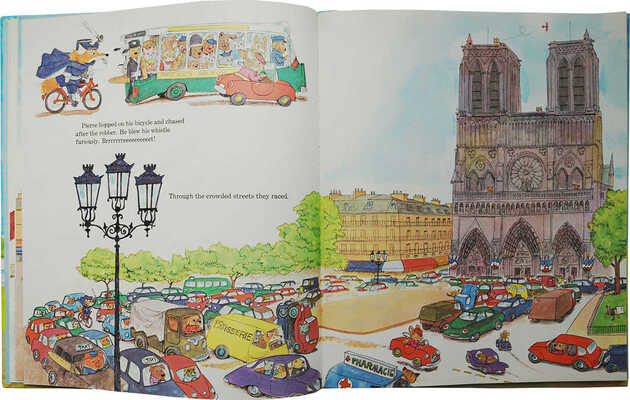 [Скарри Р. Занятой, занятой мир]. Scarry R. Busy, busy world. New York: Golden book, 1965.